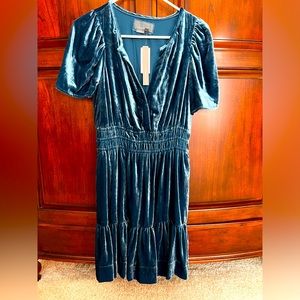 Never worn with tags velvet somerset Anthropologie mini dress